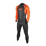 ZAOSU Herren MFS Neoprenanzug Triathlon | Wetsuit Freiwasserschwimmen, Farbe:orange, Größe:XXL