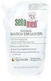 Sebamed Flüssig Wasch-Emulsion Nachfüllpack, seifenfreie Reinigung für empfindliche und problematische Haut, ohne Mikroplastik, MADE in Germany, 400 ml