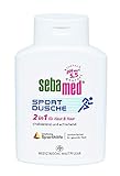 SEBAMED Sport Dusche 2 in 1, Shampoo & Duschgel, für Männer und Frauen, schonende Reinigung für sportstrapazierte Haut, ohne Mikroplastik, 200 ml