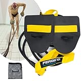 FEROK PRO - Zugseil Schwimmen Paddles - Fitness Widerstandsband mit Seilen und Handpaddles - Ideal für das Heimkörpertraining - schwimmtraining - Version Light