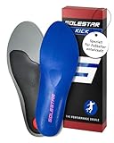 Solestar Kick Einlegesohlen Fußballschuhe Gr. 43/44 - Unisex Schuheinlagen zur Beseitigung von Beschwerden & Leistungssteigerung - Höchster Komfort
