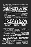 Triathlon - Swim, Bike, Run: Trainingstagebuch A5 für Triathleten und Ausdauersportler