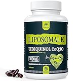 Liposomales Ubiquinol Vegan CoQ10 1000 mg, Gute Verwertbarkeit, die aktive Form von CoQ10, leistungsstarker Antioxidant, 60 Stück (1er-pack)